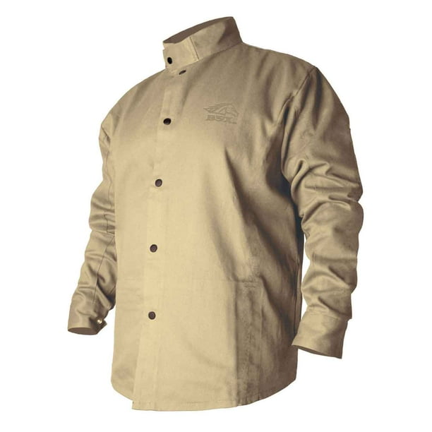 Adults 2 Front Pockets Cotton Work Jacket Mens Long Sleeve Welding Welders Coat Adults 2 Front Pockets Cotton Work Jacket Mens Long Sleeve Welding Welders Coat